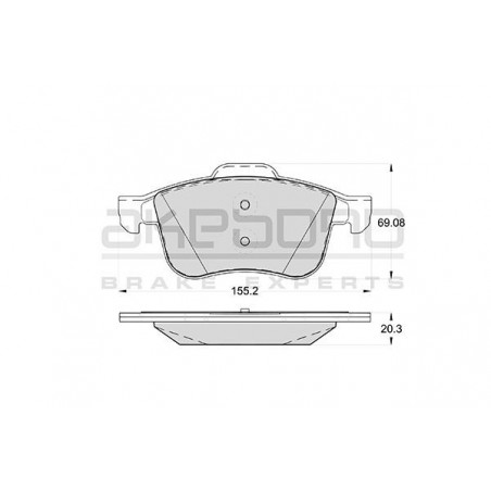 Jeu de quatre plaquettes de...