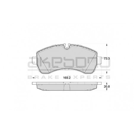 Jeu de quatre plaquettes de...
