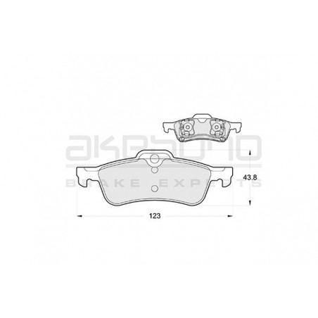 Jeu de quatre plaquettes de...