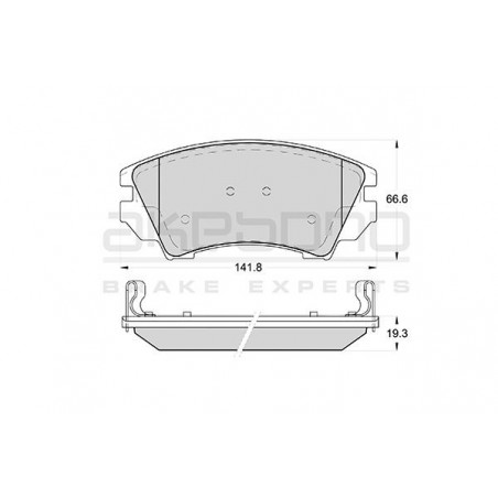 Jeu de quatre plaquettes de...