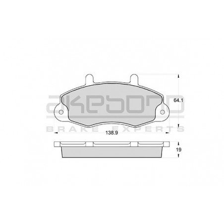 Jeu de quatre plaquettes de...