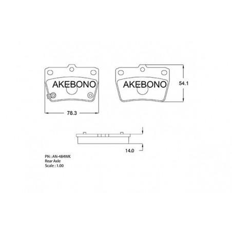 Jeu de quatre plaquettes de...