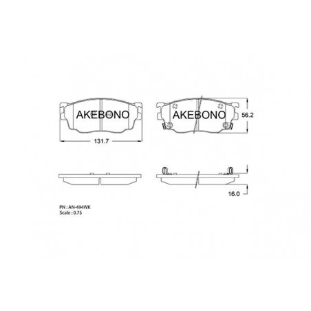 Jeu de quatre plaquettes de...