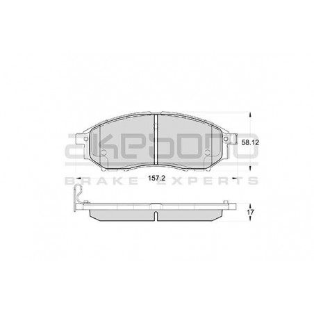 Jeu de quatre plaquettes de...