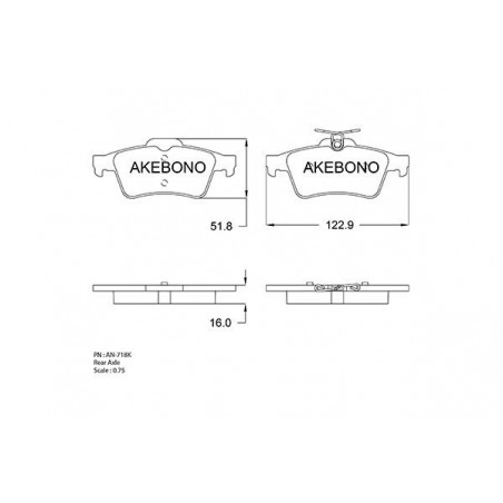 Jeu de quatre plaquettes de...