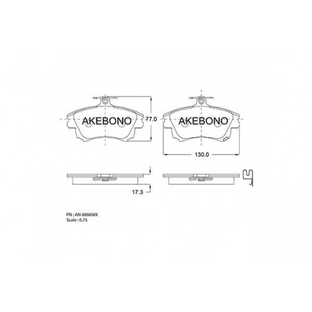 Jeu de quatre plaquettes de...