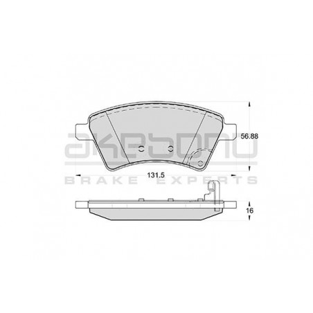 Jeu de quatre plaquettes de...