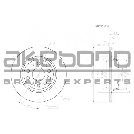 Disque de frein à l'unité...