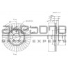 Disque de frein à l'unité AKEBONO