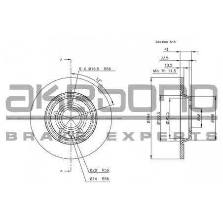 Disque de frein à l'unité...