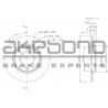 Disque de frein à l'unité AKEBONO