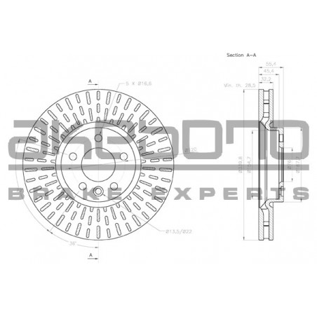 Disque de frein à l'unité...