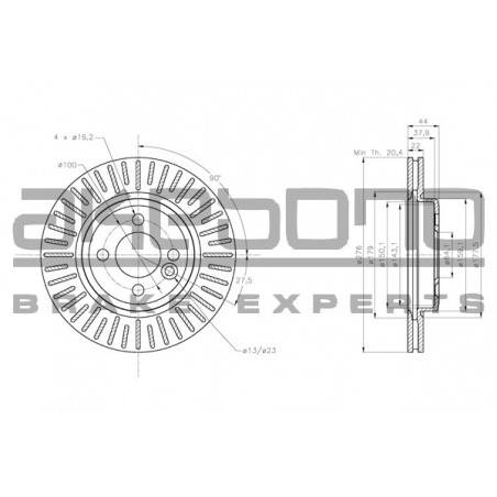 Disque de frein à l'unité...