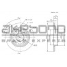 Disque de frein à l'unité AKEBONO