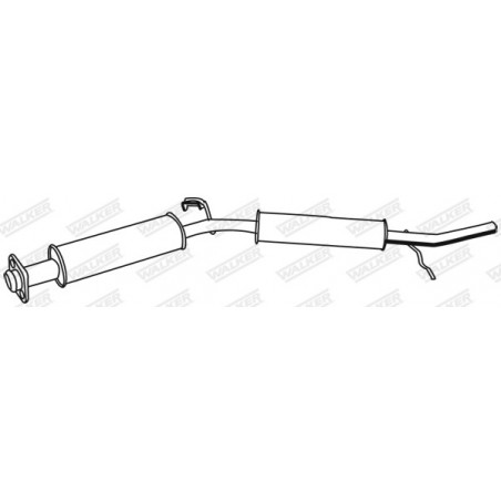 Silencieux arrière WALKER