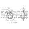 Disque de frein à l'unité AKEBONO