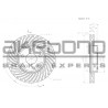 Disque de frein à l'unité AKEBONO