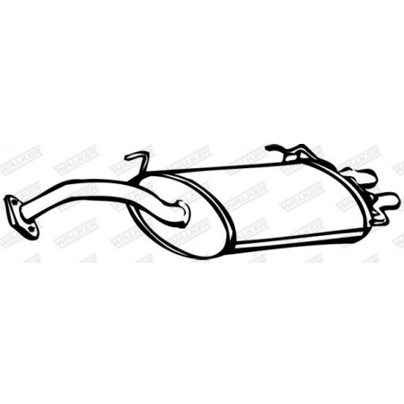 Silencieux arrière WALKER