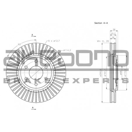 Disque de frein à l'unité...