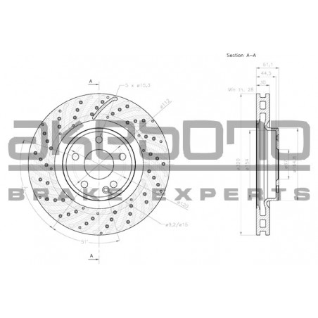 Disque de frein à l'unité...