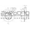 Disque de frein à l'unité AKEBONO