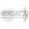 Disque de frein à l'unité AKEBONO