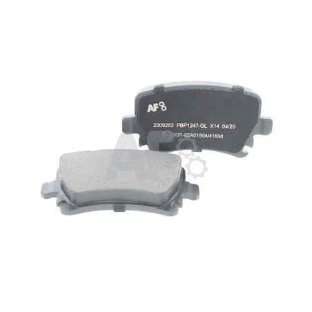 Jeu de quatre plaquettes de...