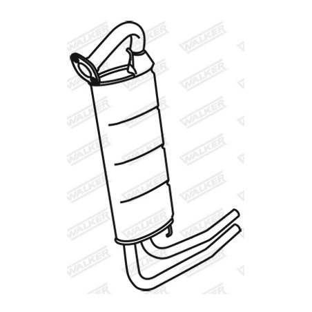 Silencieux arrière WALKER