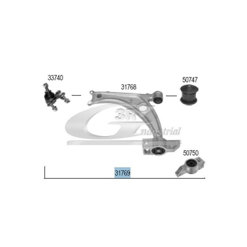 Triangle de suspension troisRG