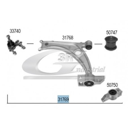 Triangle de suspension troisRG