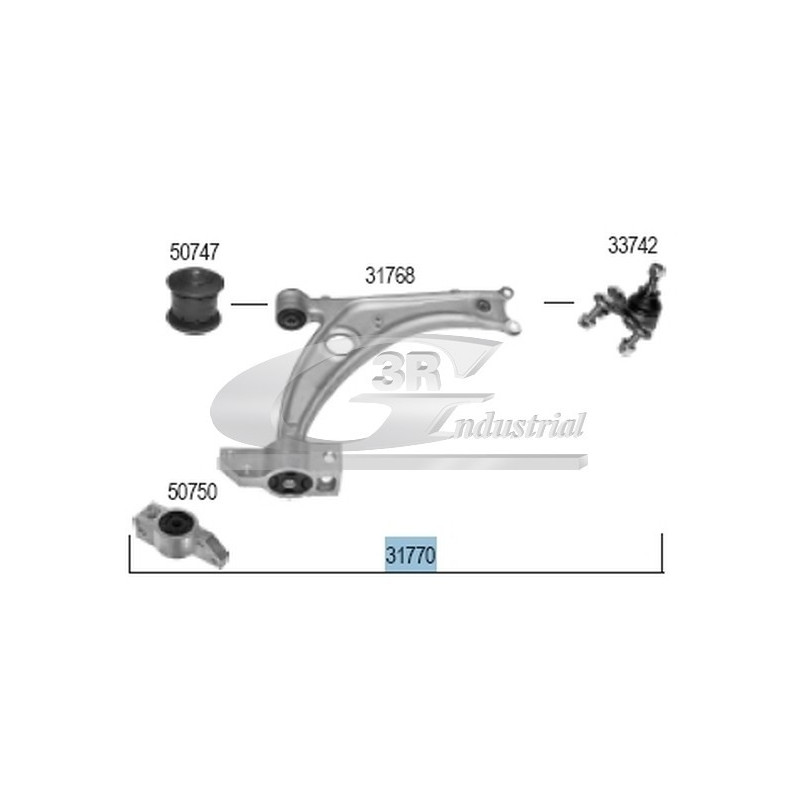 Triangle de suspension troisRG