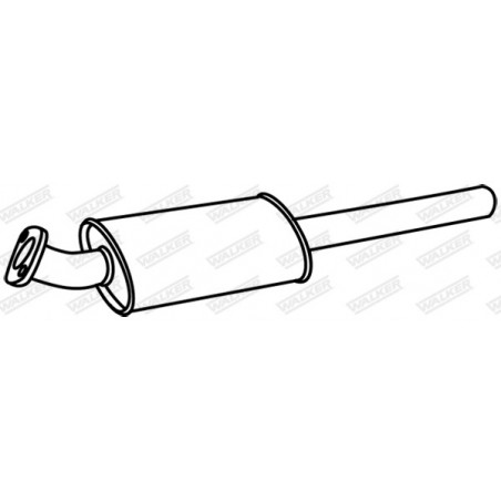 Silencieux avant WALKER