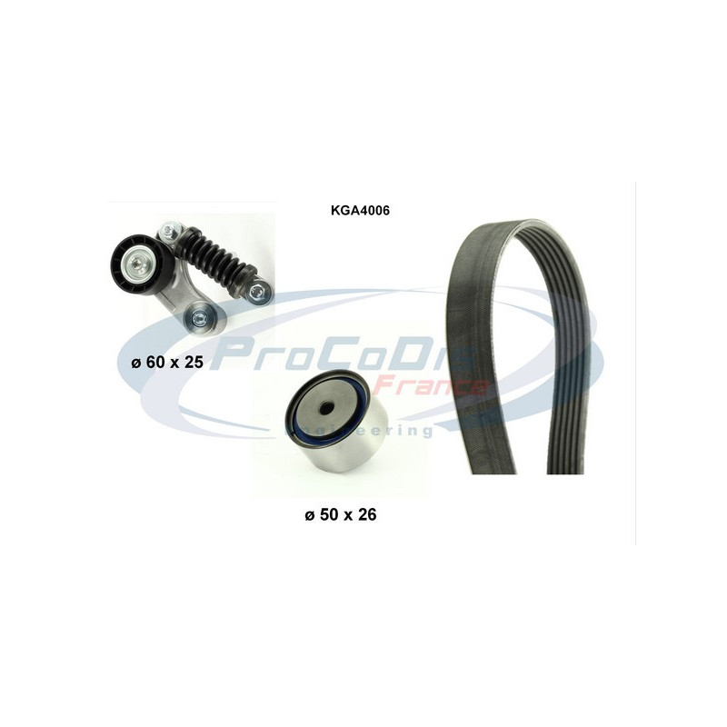 Kit de courroies d'accessoire PROCODIS FRANCE