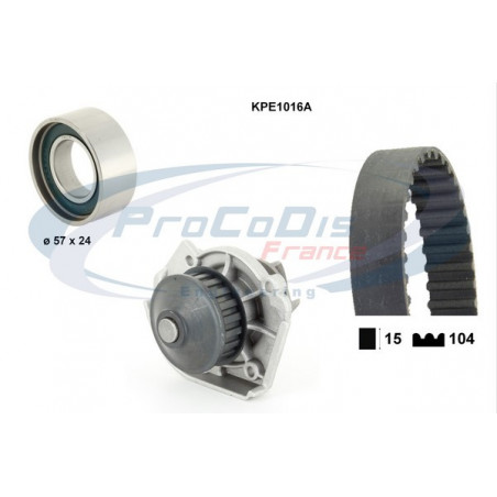 Kit de distribution + pompe à eau PROCODIS FRANCE