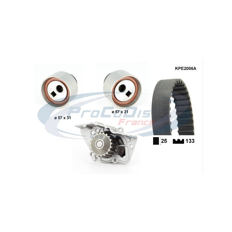 Kit de distribution + pompe à eau PROCODIS FRANCE