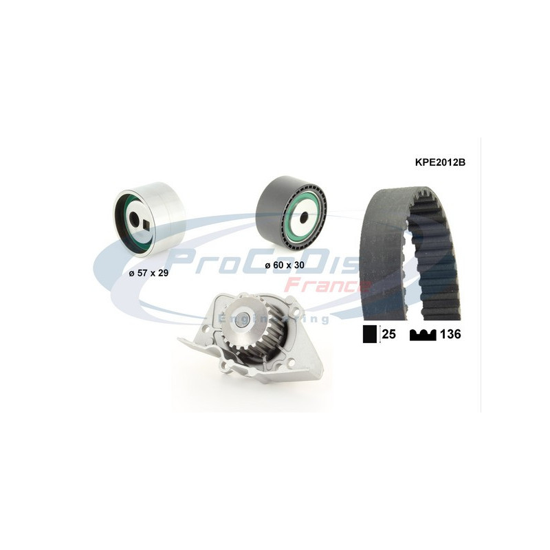 Kit de distribution + pompe à eau PROCODIS FRANCE