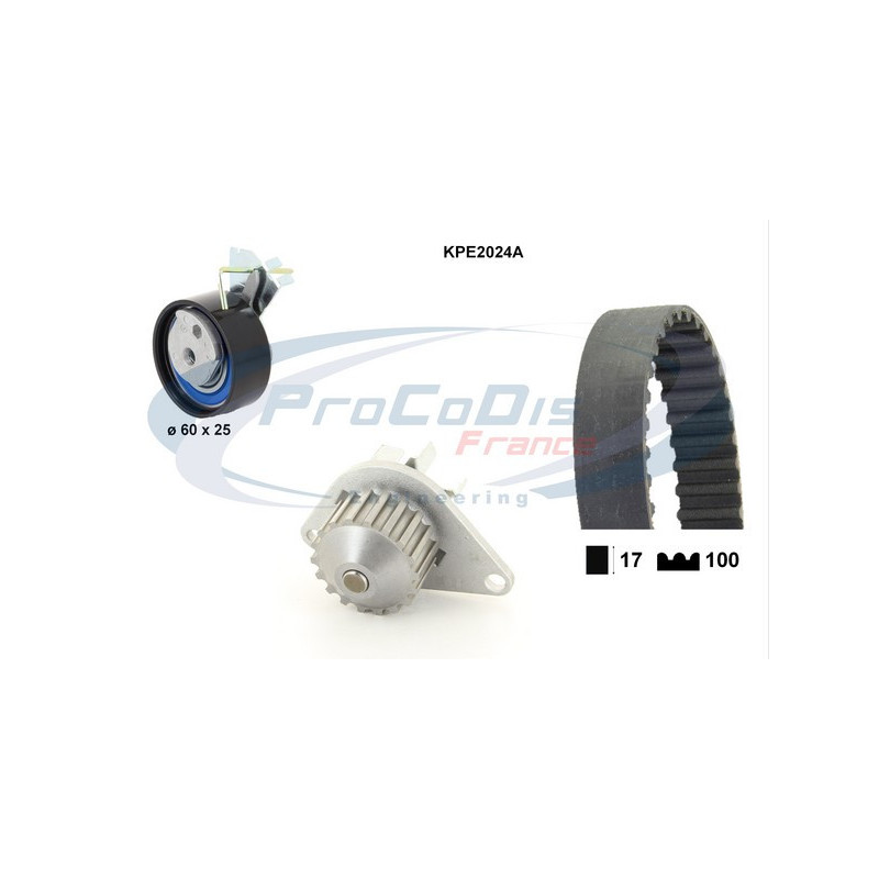 Kit de distribution + pompe à eau PROCODIS FRANCE