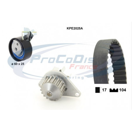 Kit de distribution + pompe à eau PROCODIS FRANCE