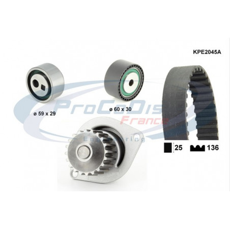 Kit de distribution + pompe...