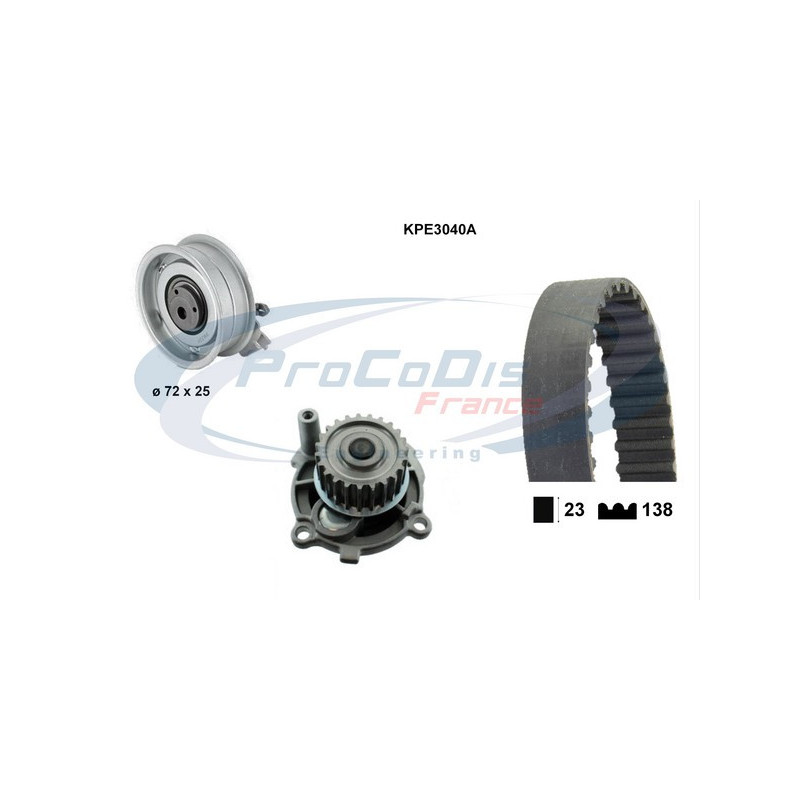 Kit de distribution + pompe à eau PROCODIS FRANCE