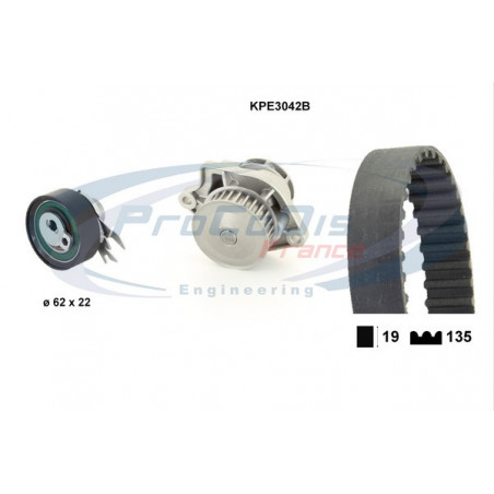 Kit de distribution + pompe à eau PROCODIS FRANCE