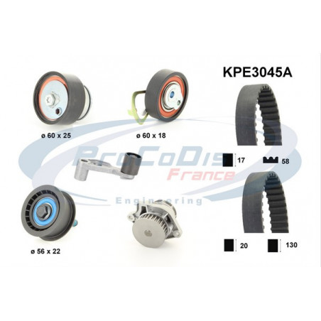 Kit de distribution + pompe...
