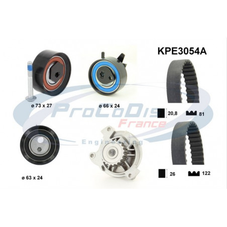 Kit de distribution + pompe...