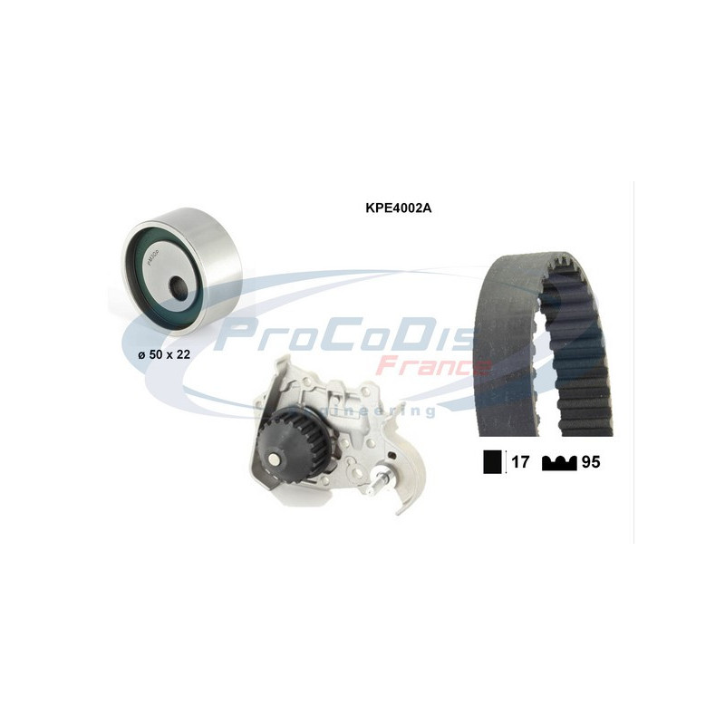 Kit de distribution + pompe à eau PROCODIS FRANCE