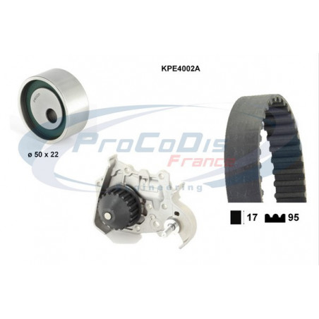 Kit de distribution + pompe à eau PROCODIS FRANCE