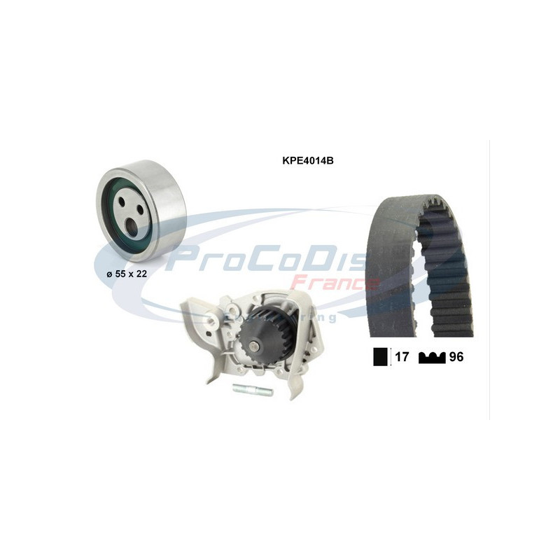 Kit de distribution + pompe à eau PROCODIS FRANCE