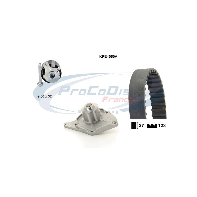 Kit de distribution + pompe à eau PROCODIS FRANCE