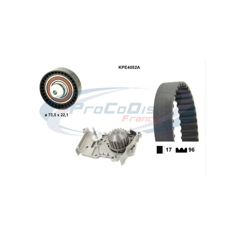 Kit de distribution + pompe à eau PROCODIS FRANCE