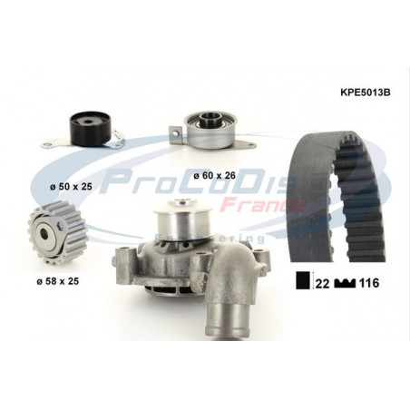 Kit de distribution + pompe...