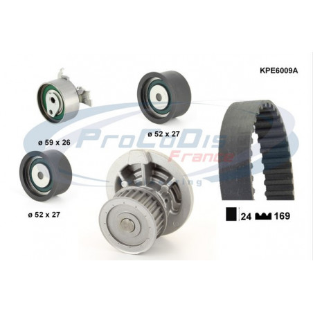 Kit de distribution + pompe à eau PROCODIS FRANCE